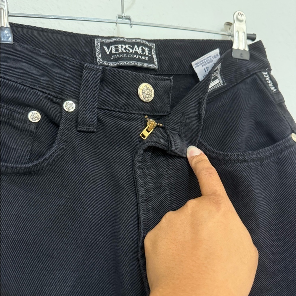 Versace 90s Women’s Vintage Jeans - Picture 3 of 5